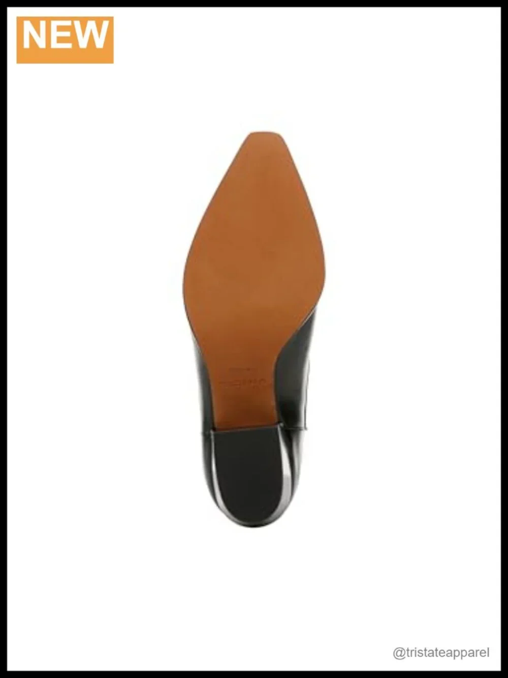 Vince Arlington Modern Ankle Boot Pull-On Leather Pointed Toe Block Heel